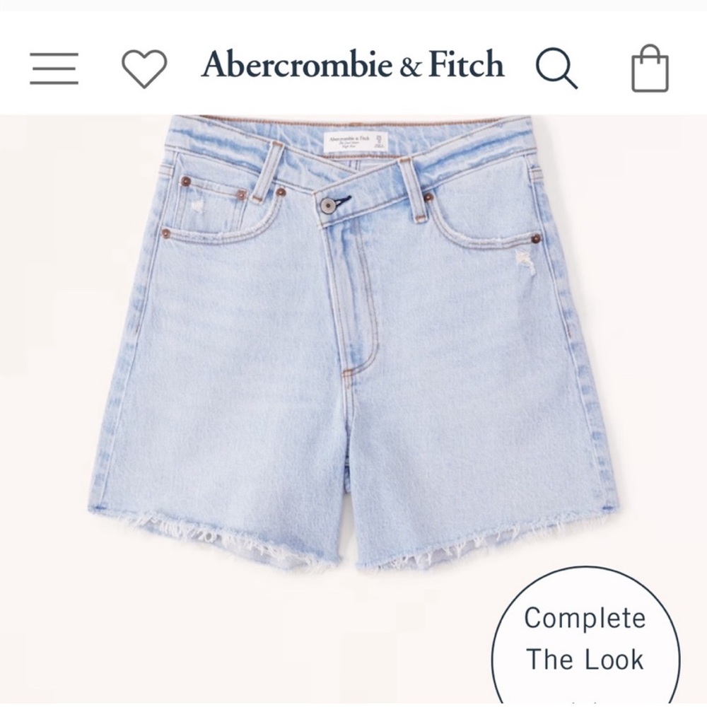 Abercrombie & Fitch - Curve Love Dad Shorts